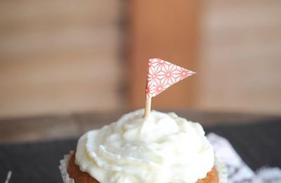 Doux cupcake à la mangue