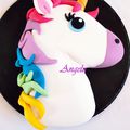 Gâteau Licorne - Unicorn cake