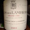 DOMAINE DES LAMBRAYS 2001 CLOS DES LAMBRAYS GRAND CRU