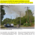 Incendie à Saint-Aubin-du-Médoc