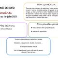 Carnet de bord du 25 juin au 1er juillet 2025