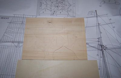 Planches prédécoupées et plan