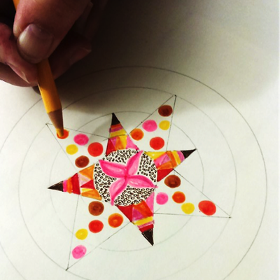 Accompagnement par la création de mandalas