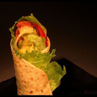 Chicken wrap Miel moutarde