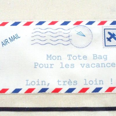 Cconours Tote Bag Allitlemarket / Modes & Travaux .. By Valierre!