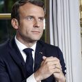 le message pascal du père Macron... comme un balai!