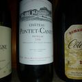 Pauillac : Pontet Canet 2000, Côte-Rôtie : Jamet 2005, et Sauternes : Clos Haut Peyraguey 2007