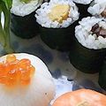 Les sushis (temari, oshi, maki et uramaki) expliqués aux enfants 
