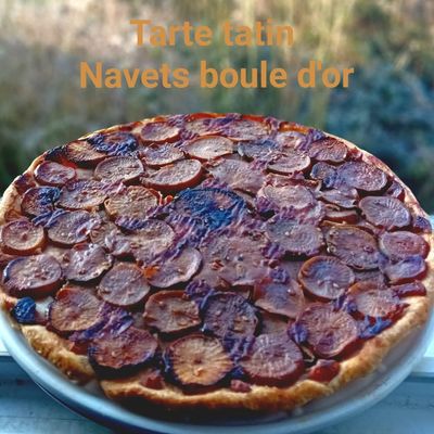 Tarte tatin navets boule d'or