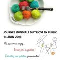 Journée Mondiale du Tricot à Poitiers !!!