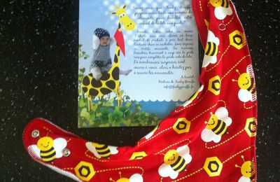 Funky Giraffe - Bavoir Bandana Bee Funky