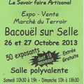 LES FLANERIES D'AUTOMNE DE BACOUEL SUR SELLE