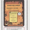 REPAS HALLOWEEN LE JEUDI 31 OCTOBRE 2019