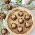 Bouchées chocolat et pistache 