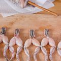 Cuisses de grenouille panées au poivre de Jamaïque et sauce barbecue maison