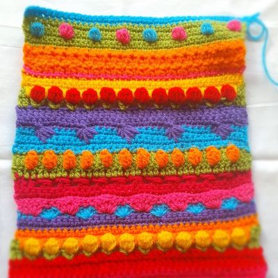 Crochet aux couleurs du printemps