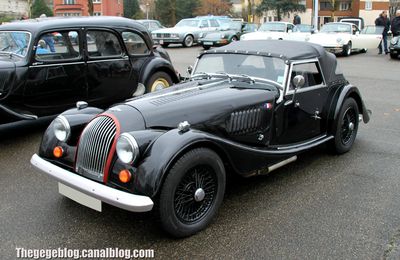 Morgan plus 4 convertible (Retrorencard fevrier 2014)