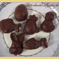 Petits chocolats au praliné feuilleté