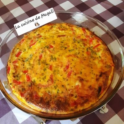 Clafoutis aux pommes de terre et chorizo de Magali 