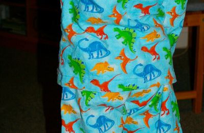 Un pyjama dinosaure en pilou