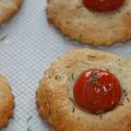 SABLES AU THYM ET AU PARMESAN