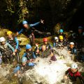 Du canyoning le weekend dernier