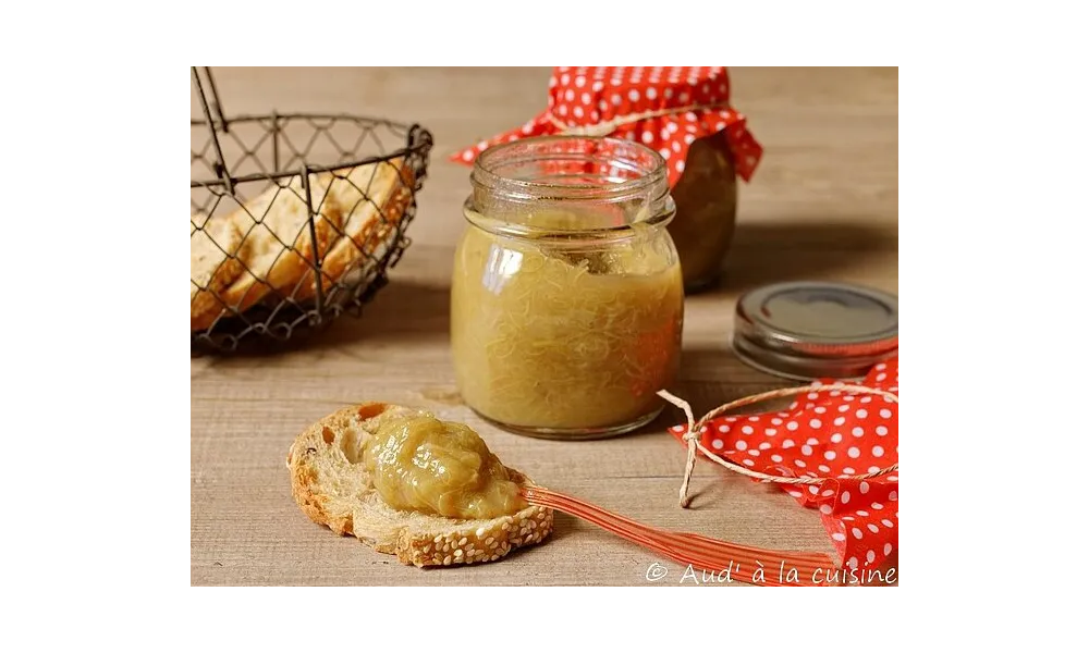 Confiture à la rhubarbe & au sirop d'agave