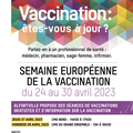 Semaine européenne de la vaccination ... c'est aussi à Alfortville!