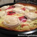 Recette n°35: Cheese-tarte courgettes et poivrons.