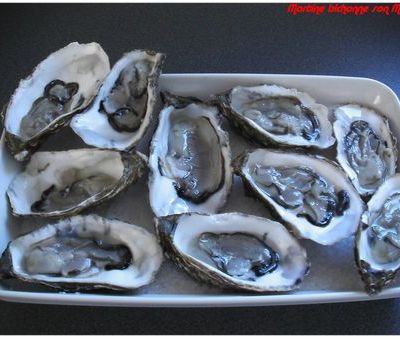 Huîtres gratinées