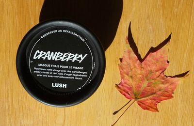 Le masque Cranberry de Lush