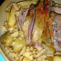 Gigot d'agneau aux légumes oubliés