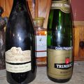 Côtes du Jura : Ganevat : Les Grands Teppes vieilles vignes 2005, Trimbach : Riesling Frédéric-Emile 2011