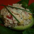 "TIMBALE DE THON À LA MANGUE ET À L'AVOCAT"