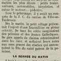 1913 24 Mars : Congrès de la J.C. et pèlerinage de St Lié