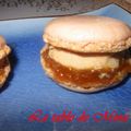 Mes premiers macarons, au foie gras et confit échalote, abricot et miel lavandes