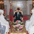 أمير المؤمنين  صاحب الجلالة الملك محمد السادس يستقبل أعضاء الوفد الرسمي للحج 