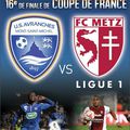 match Avranches vs Metz en 16ème de finale de coupe de France sold-out