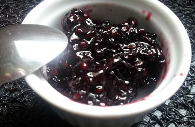 Confiture mûre-badiane.