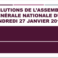 SYNDICAT DES FONCTIONNAIRES : RÉSOLUTIONS DE L’ASSEMBLÉE GÉNÉRALE NATIONALE DU VENDREDI 27 JANVIER 2017