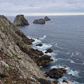 En Bretagne : pointe de Pen Hir et presqu'île de Crozon 