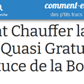 Le petit truc de pas mal de monde 