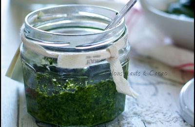 Pesto coriandre noix de coco pour sublimer de simple spaghettis