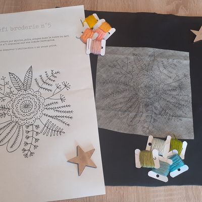 Broderie: Défi broderie de julie jolis songes