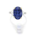 Platinum, 18 karat gold, sapphire and diamond ring, Bulgari