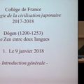 Information : Les cours de Jean-Noël Robert sur Maître Dôgen