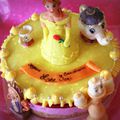 Gâteau princesse Belle Disney