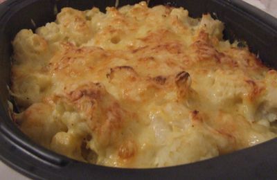 Gratin de chou-fleur sauce mornay