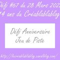 Défi # 67 du CREABLABLABLOG 