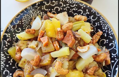 SALADE TIÈDE DE LÉGUMES AU MISO JAPONAIS 